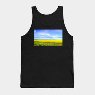 Canola Field Blooming photography Tank Top